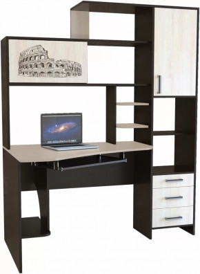 Компьютерный стол КЛ №6.0 Венге/Дуб молочный в Увате - uvat.mebel-tymen.ru | фото