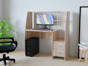 Компьютерный стол КЛ №6.2 Дуб баррик в Увате - uvat.mebel-tymen.ru | фото