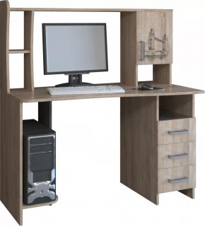 Компьютерный стол КЛ №6.4 Дуб баррик в Увате - uvat.mebel-tymen.ru | фото