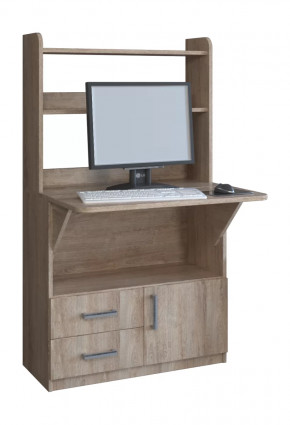 Компьютерный стол СП-1 Дуб баррик в Увате - uvat.mebel-tymen.ru | фото