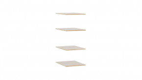 Комплект полок Яблоня Беллуно в Увате - uvat.mebel-tymen.ru | фото