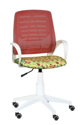 Кресло Ирис WHITE сетка /ткань Т53 (подлокот.084) белая крестовина в Увате - uvat.mebel-tymen.ru | фото