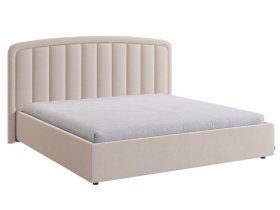 Кровать с подъемным механизмом Сиена 2 180х200 см крем (велюр) в Увате - uvat.mebel-tymen.ru | фото