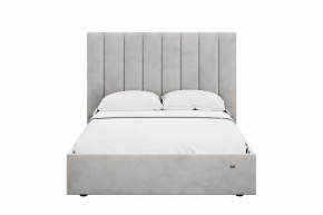 Кровать 1400 Ингрид 312 Велюр Ультра Смог в Увате - uvat.mebel-tymen.ru | фото