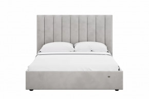 Кровать 1600 Ингрид 312 Велюр Ультра Смог в Увате - uvat.mebel-tymen.ru | фото