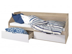 Кровать 800 2 ящика Анталия Белый в Увате - uvat.mebel-tymen.ru | фото