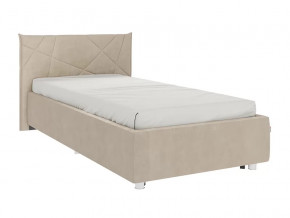 Кровать (каркас) Бест 90х200 см капучино (велюр) в Увате - uvat.mebel-tymen.ru | фото