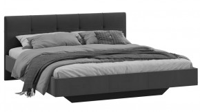 Кровать без ПМ «Элис» Тип 1 (без подъемного механизма) Исп.2 Велюр Графит в Увате - uvat.mebel-tymen.ru | фото