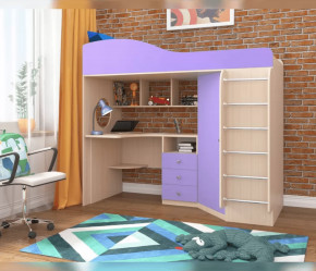 Кровать-чердак Кадет 1 с металлической лестницей Ярофф в Увате - uvat.mebel-tymen.ru | фото