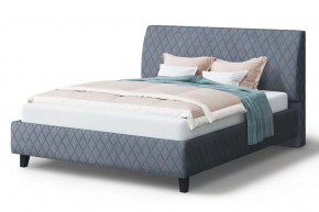 Кровать Хилтон, 2000*1200 мм, серый в Увате - uvat.mebel-tymen.ru | фото