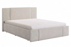 Кровать (каркас) Хлоя 160х200 см крем (велюр) в Увате - uvat.mebel-tymen.ru | фото