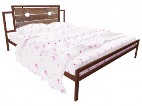 Кровать Инесса коричневая в Увате - uvat.mebel-tymen.ru | фото