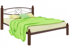 Кровать Каролина Lux коричневая в Увате - uvat.mebel-tymen.ru | фото