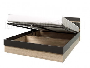 Кровать Ким с ПМ 1400 Графит софт, сонома в Увате - uvat.mebel-tymen.ru | фото