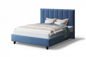Кровать Лина, 1400*2000 мм, на опорах, синий в Увате - uvat.mebel-tymen.ru | фото