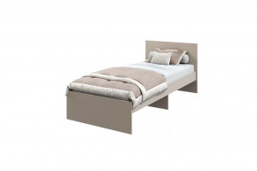 Кровать "МОНА" 2000* 900мм, (без матраса), ЛДСП кашемир (ламели) в Увате - uvat.mebel-tymen.ru | фото