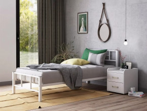 Кровать односпальная Кадис 120х190 Белый в Увате - uvat.mebel-tymen.ru | фото