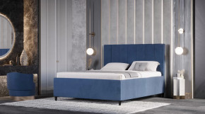 Кровать Оливия 1600 Синий в Увате - uvat.mebel-tymen.ru | фото