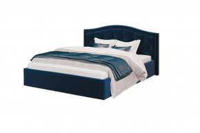Кровать Стелла, 1200*2000 мм, велюр NEO 27, синий в Увате - uvat.mebel-tymen.ru | фото