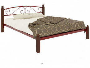 Кровать Вероника Lux красная в Увате - uvat.mebel-tymen.ru | фото