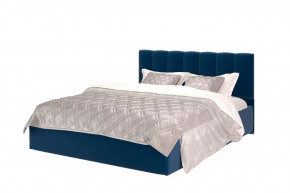 Кровать Элен 1400*2000 мм, велюр NEO 27, синий в Увате - uvat.mebel-tymen.ru | фото