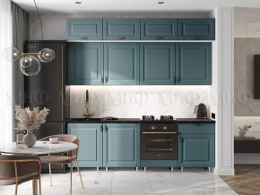 Кухня Престиж 2,4м (Браш Блю) в Увате - uvat.mebel-tymen.ru | фото