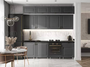 Кухня Престиж 2,4м (Графит софт) в Увате - uvat.mebel-tymen.ru | фото
