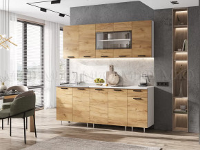 Кухня Рио NEW 1,8м Дуб Крафт ЛДСП в Увате - uvat.mebel-tymen.ru | фото