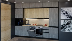 Кухонный гарнитур Адажио люкс 3000 мм в Увате - uvat.mebel-tymen.ru | фото