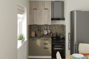 Кухонный гарнитур Альба мини 1000 мм в Увате - uvat.mebel-tymen.ru | фото