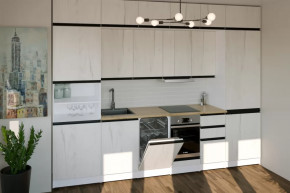 Кухонный гарнитур Амели люкс 3000 мм в Увате - uvat.mebel-tymen.ru | фото