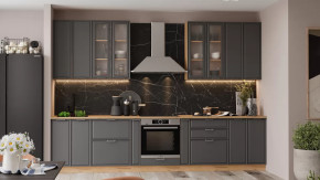 Кухонный гарнитур «Белладжио» №14 Дуб Крафт золотой, Софт графит в Увате - uvat.mebel-tymen.ru | фото