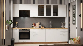 Кухонный гарнитур «Габриэлла» №1 Дуб крафт золотой/Сноу в Увате - uvat.mebel-tymen.ru | фото