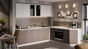 Кухонный гарнитур «Габриэлла» №11 Белый/Сноу/Муссон в Увате - uvat.mebel-tymen.ru | фото