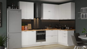 Кухонный гарнитур «Габриэлла» №18 Белый, Сноу в Увате - uvat.mebel-tymen.ru | фото