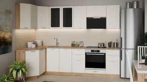 Кухонный гарнитур «Габриэлла» №3 Дуб крафт золотой/Крем в Увате - uvat.mebel-tymen.ru | фото