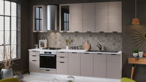 Кухонный гарнитур «Гренада» №15 Белый, Холст латте в Увате - uvat.mebel-tymen.ru | фото