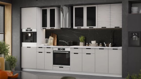 Кухонный гарнитур «Гренада» №5 Белый, Холст мокко в Увате - uvat.mebel-tymen.ru | фото