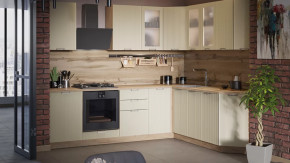 Кухонный гарнитур «Кимберли» №6 Дуб Крафт золотой, Крем в Увате - uvat.mebel-tymen.ru | фото