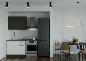 Кухонный гарнитур Лофт-1000 столешница 38 мм в Увате - uvat.mebel-tymen.ru | фото