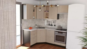 Кухонный гарнитур Надежда оптима 4 1400*2000 мм в Увате - uvat.mebel-tymen.ru | фото