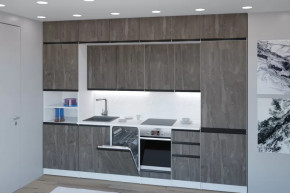 Кухонный гарнитур Ноктюрн люкс 3000 мм в Увате - uvat.mebel-tymen.ru | фото