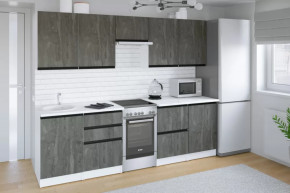 Кухонный гарнитур Ноктюрн мега 2500 мм в Увате - uvat.mebel-tymen.ru | фото