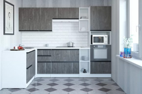 Кухонный гарнитур Ноктюрн мега прайм 1500х2700 мм в Увате - uvat.mebel-tymen.ru | фото