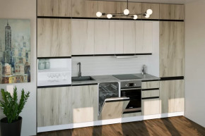 Кухонный гарнитур Паола люкс 3000 мм в Увате - uvat.mebel-tymen.ru | фото