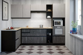 Кухонный гарнитур Симфония мега прайм 1500х2700 мм в Увате - uvat.mebel-tymen.ru | фото