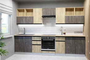 Кухонный гарнитур Виола экстра 3000 мм в Увате - uvat.mebel-tymen.ru | фото