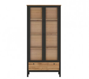 LOFT шкаф REG2W1S (Дуб вотан/Черный) в Увате - uvat.mebel-tymen.ru | фото