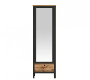 LOFT шкаф SZF1W1S/60 (Дуб вотан/Черный) в Увате - uvat.mebel-tymen.ru | фото