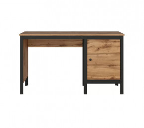 LOFT стол письменный BIU/130 (Дуб вотан/Черный) в Увате - uvat.mebel-tymen.ru | фото